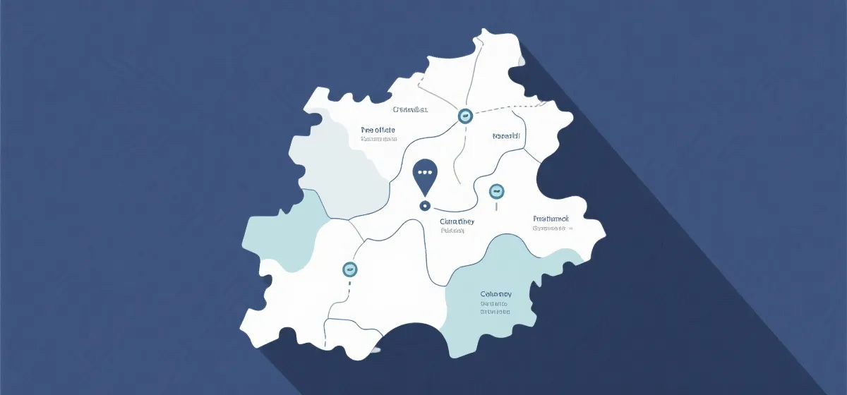 公司地址示意图